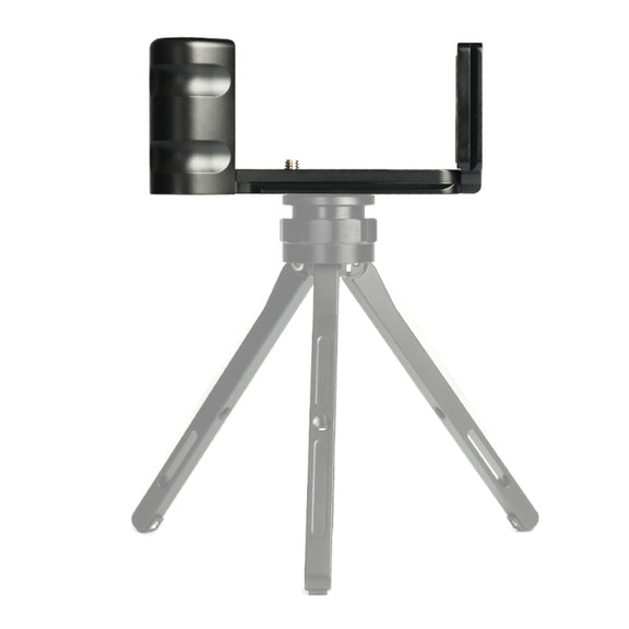1/4 inch Vertical Shoot Quick Release L Plate Bracket Base Holder for FUJIFILM X-E3 (Black)