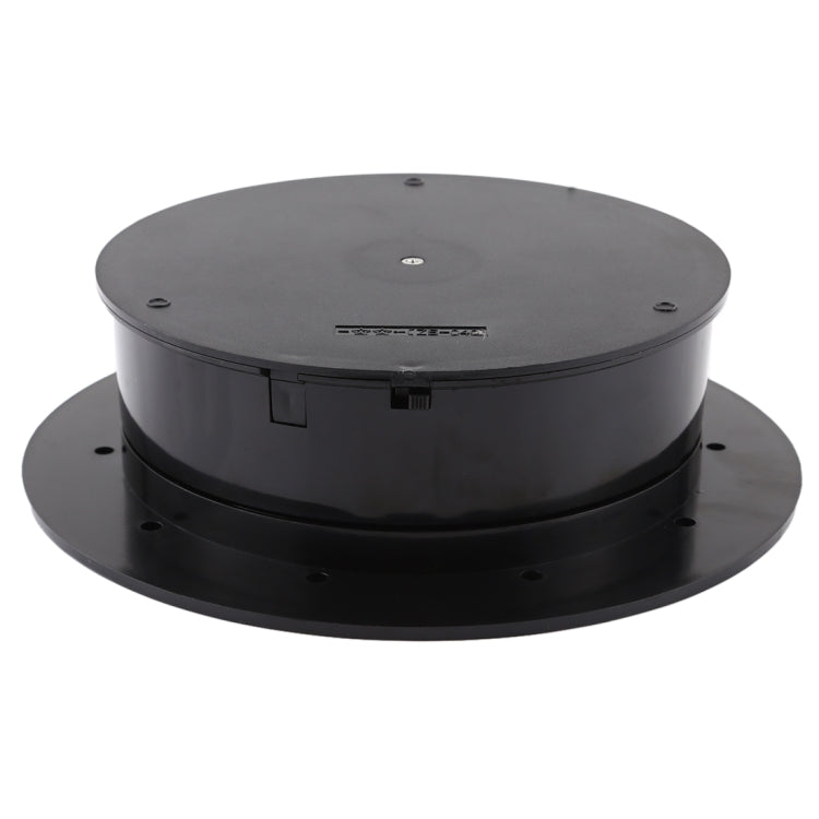 20cm 360 Degree Electric Rotating Turntable Display Stand Photography Video Shooting Props Turntable, Load 1.5kg, Powered by Battery & USB(Black)