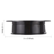 20cm 360 Degree Electric Rotating Turntable Display Stand Photography Video Shooting Props Turntable, Load 1.5kg, Powered by Battery & USB(Black)