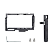YELANGU C9-A YLG0911A Handle Video Camera Cage Stabilizer for DJI BMPCC 4K(Black)