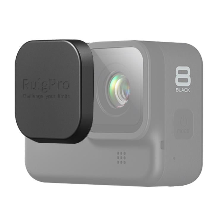 RUIGPRO for GoPro HERO8 Black Proffesional Scratch-resistant Camera Lens Protective Cap Cover (Black)