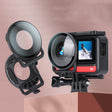 Lens Guard Protective Glass Cover for Insta360one R Panoramic Camera with Frame(Black) - Len Accessories by PMC TechLife | Online Shopping South Africa | PMC TechLife | Buy Now Pay Later Mobicred