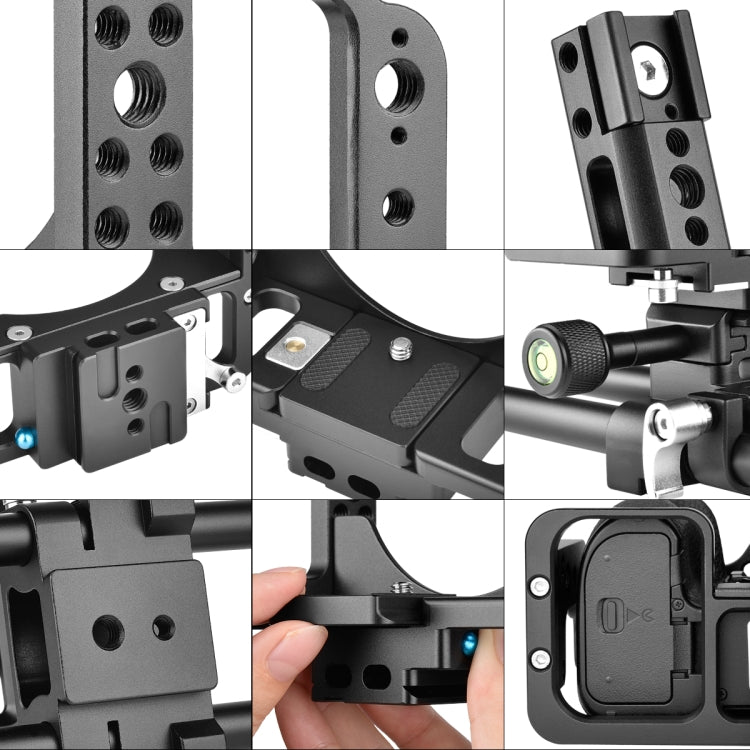YELANGU C15-A YLG0711A-A01 Video Camera Cage Stabilizer for Nikon Z6 / Z7 (Black)