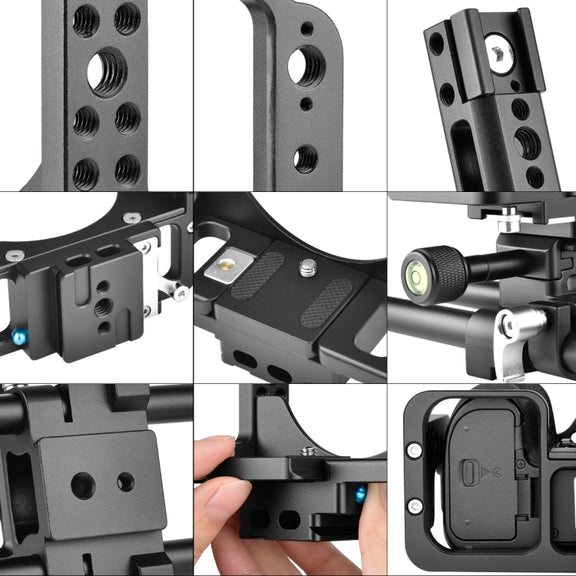 YELANGU C15-A YLG0711A-A01 Video Camera Cage Stabilizer for Nikon Z6 / Z7 (Black)