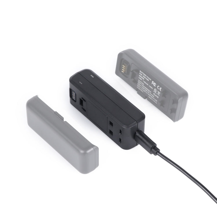 For Insta360 One R Dual-side Batteries Charger Base(Black)