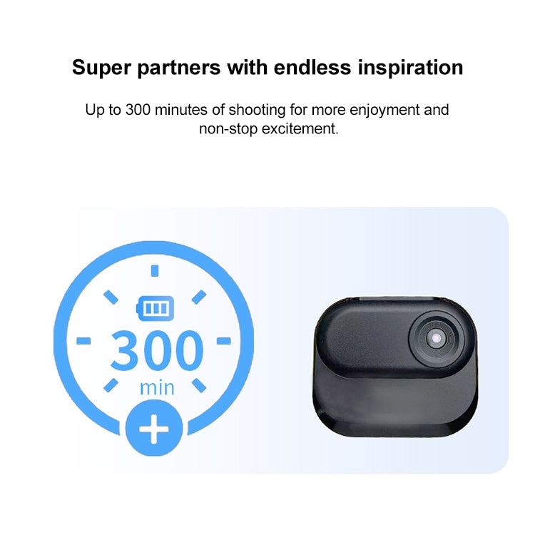 DM-10 Mini Thumb Action Camera with Charging Case (Black)