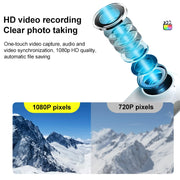 DM-10 Mini Thumb Action Camera with Charging Case (Black)
