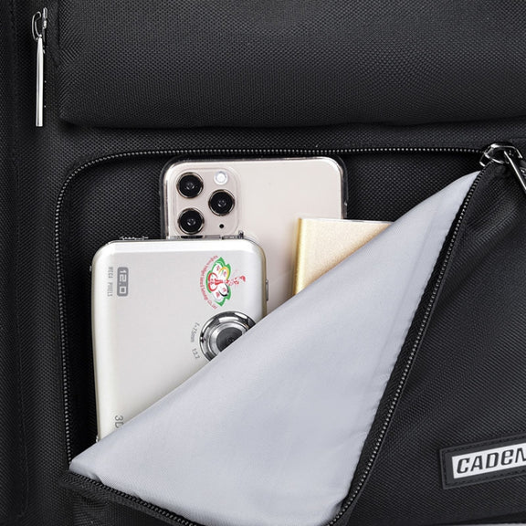 CADEN D28 Portable Multifunctional Single and Double Shoulder Camera Bag With Strap(Black)