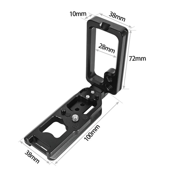 1/4 inch  Vertical Shoot Quick Release L Plate Bracket Base Holder for Nikon Z6 / Z7