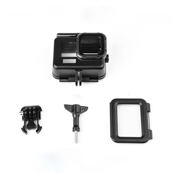 50m Water-resistant Housing Protective Case with Buckle Basic Mount & Screw for GoPro HERO10 Black / HERO9 Black (Black)