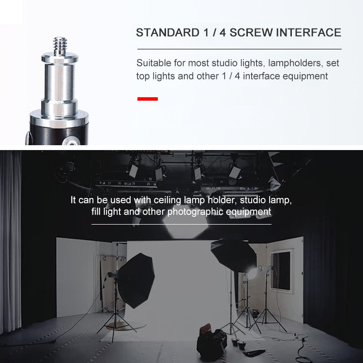 TRIOPO Oubao 1.9m Portable Studio Light Metal Tripod