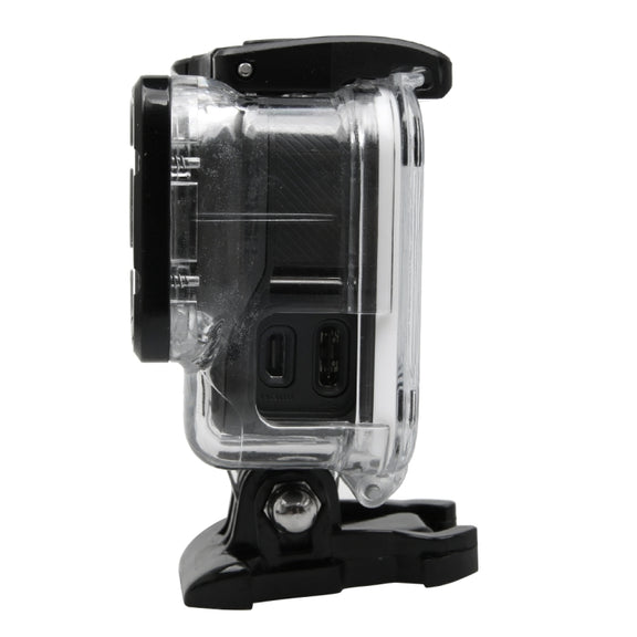 For GoPro HERO5 Skeleton Housing Protective Case Cover with Buckle Basic Mount & Lead Screw, Need to Disassemble Lens