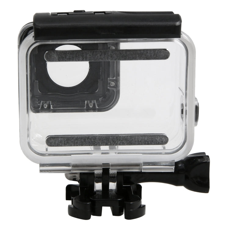For GoPro HERO5 30m Water-resistant PC & ABS Housing Protective Case + Touch Back Cover with Buckle Basic Mount & Long Screw, Backcover Size: 7 x 6 cm