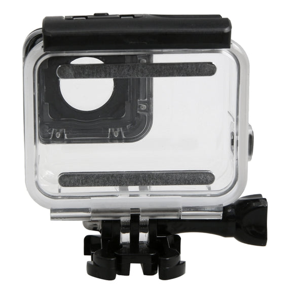 For GoPro HERO5 30m Water-resistant PC & ABS Housing Protective Case + Touch Back Cover with Buckle Basic Mount & Long Screw, Backcover Size: 7 x 6 cm