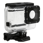 For GoPro HERO5 30m Water-resistant PC & ABS Housing Protective Case + Touch Back Cover with Buckle Basic Mount & Long Screw, Backcover Size: 7 x 6 cm