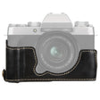 1/4 inch Thread PU Leather Camera Half Case Base for FUJIFILM XT200 (Black) - free shipping - PMC TechLife - Order now!