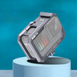 RUIGPRO for GoPro HERO10 Black / HERO9 Black Metal Border Frame Mount Protective Cage with Dual Cold Shoes Base (Silver Grey) - free shipping - PMC TechLife - Order now!