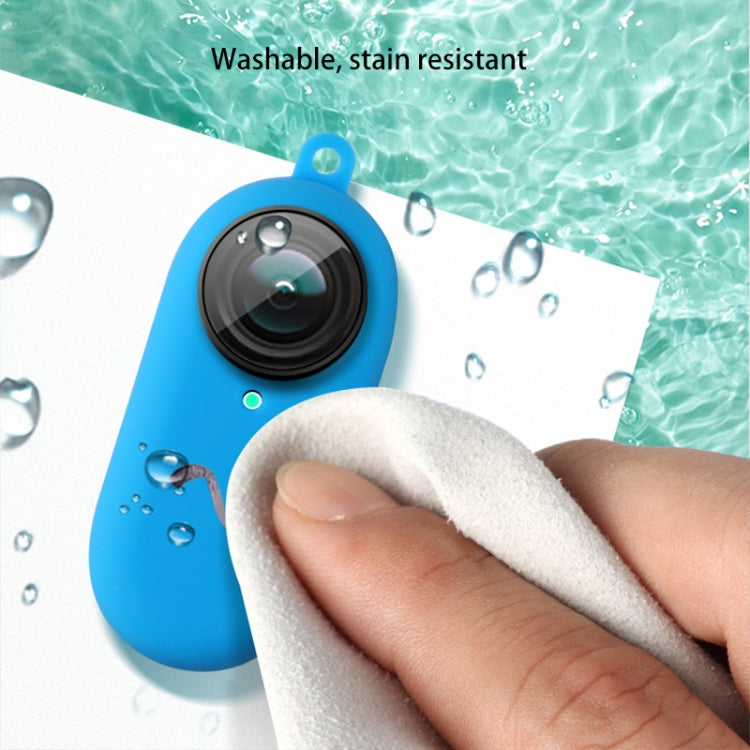 Silicone Protective Case for Insta360 GO 2 Body(Blue)