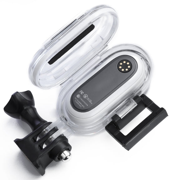30m Underwater Water-resistant Housing Protective Case for Insta360 GO 2, with Base Adapter & Screw