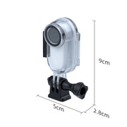 30m Underwater Water-resistant Housing Protective Case for Insta360 GO 2, with Base Adapter & Screw