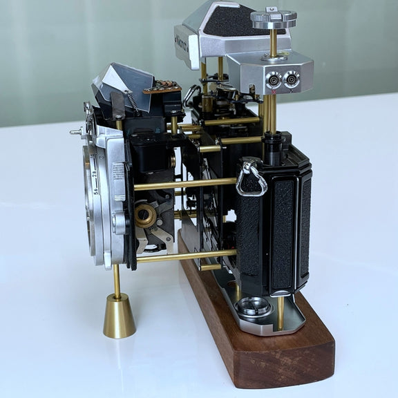 For Nikon Non-Working Fake Dummy Camera Model Room Props Display Photo Studio Camera Model (Coffee)