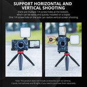 YELANGU CL12 Camera Expansion Board Base L Plate for Sony ZV-1 (Black)