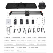 YELANGU L80TC 80cm Electrical Slide Rail Track with 2.4GHz Remote Control for SLR Cameras / Video Cameras (Black)