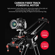 YELANGU L80TC 80cm Electrical Slide Rail Track with 2.4GHz Remote Control for SLR Cameras / Video Cameras (Black)