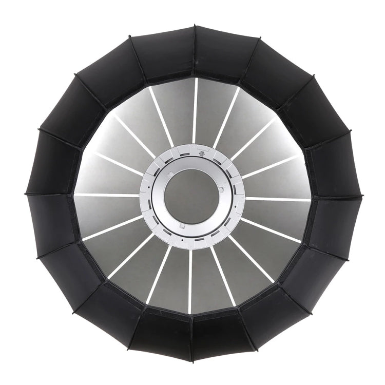 Godox P90L Diameter 90cm Parabolic Softbox Reflector Diffuser for Studio Speedlite Flash Softbox (Black)