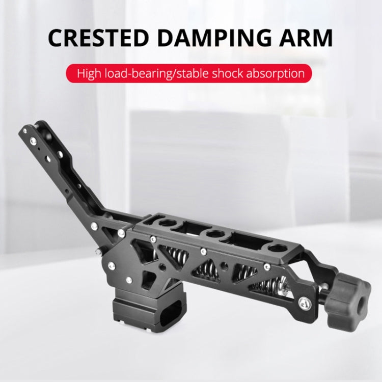 YELANGU BF01 Shock-absorbing Crested Damping Arm, Load: 3-15kg(Black)
