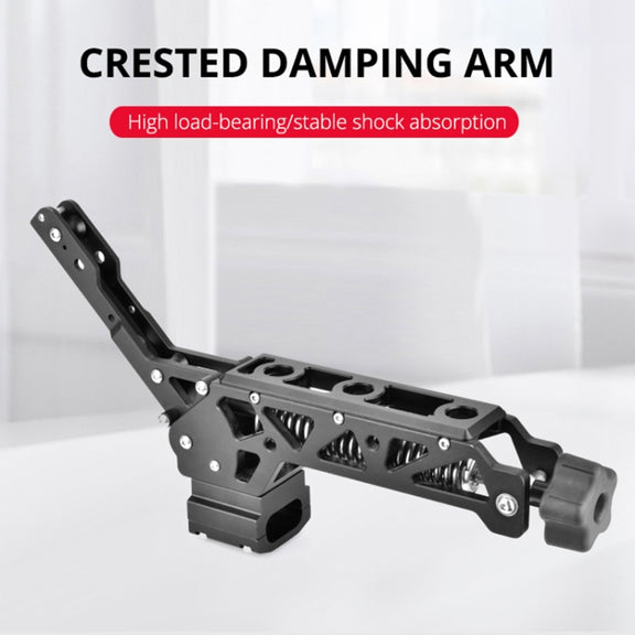 YELANGU BF01 Shock-absorbing Crested Damping Arm, Load: 3-15kg(Black)