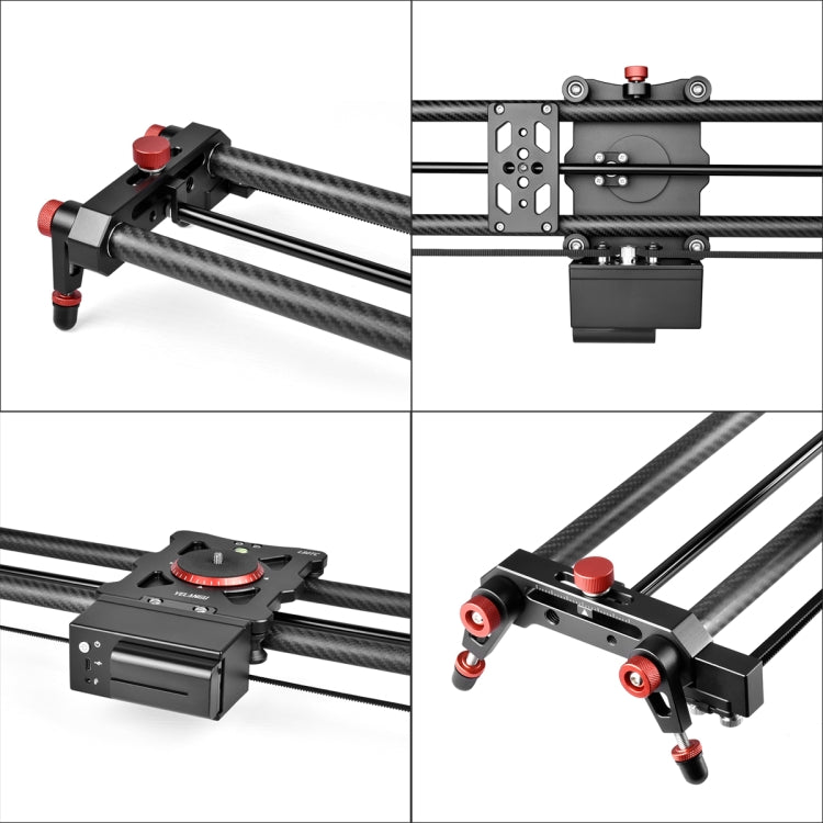 YELANGU L60TC 60cm Electrical Slide Rail Track with 2.4GHz Remote Control for SLR Cameras / Video Cameras (Black)