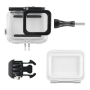 45m Water-resistant Housing Protective Case + Touch Screen Back Cover for GoPro NEW HERO /HERO6 /5, with Buckle Basic Mount & Screw, No Need to Remove Lens (Transparent)