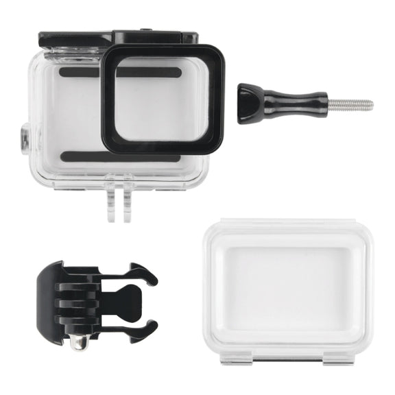 45m Water-resistant Housing Protective Case + Touch Screen Back Cover for GoPro NEW HERO /HERO6 /5, with Buckle Basic Mount & Screw, No Need to Remove Lens (Transparent)