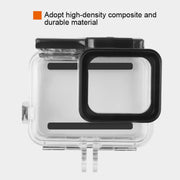 45m Water-resistant Housing Protective Case + Touch Screen Back Cover for GoPro NEW HERO /HERO6 /5, with Buckle Basic Mount & Screw, No Need to Remove Lens (Transparent)