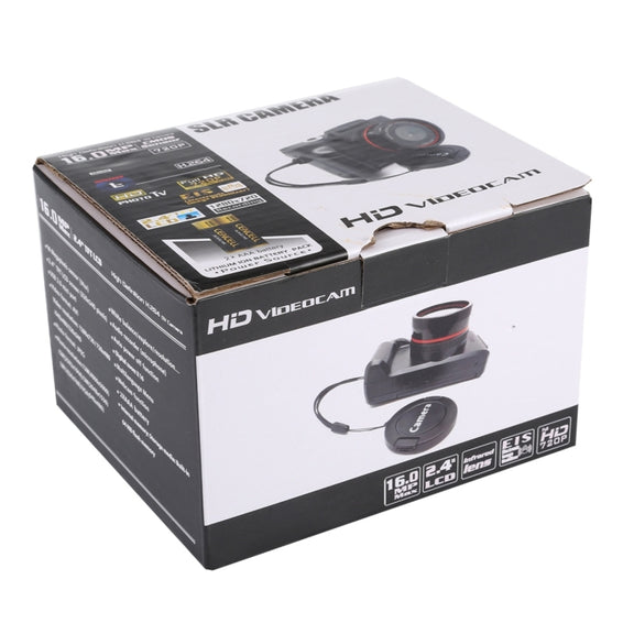 1.3 Mega Pixel Interpolation Flip Screen  Interchangeable Lens Digital Camera, 2.4 inch LCD, Full HD 720P Recording, Infrared Lens, EIS