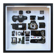 Non-Working Display 3D Mechanical Film Camera Square Photo Frame Mounting Disassemble Specimen Frame, Model: Style 3, Random Camera Model Delivery - Camera Model by PMC Jewellery | Online Shopping South Africa | PMC Jewellery | Buy Now Pay Later Mobicred