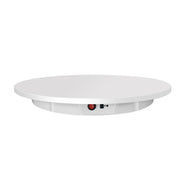 60cm Electric Rotating Display Stand Props Turntable, Load: 100kg, Plug-in Power, EU Plug(White)