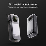 For Insta360 X3 Full Body Clear TPU Protective Case (Transparent)