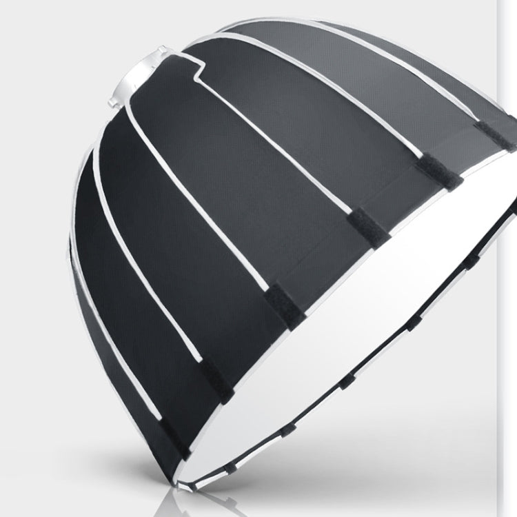 TRIOPO KP2-120 120cm Speedlite Flash Deep Parabolic Softbox Bowens Mount Diffuser(Black)