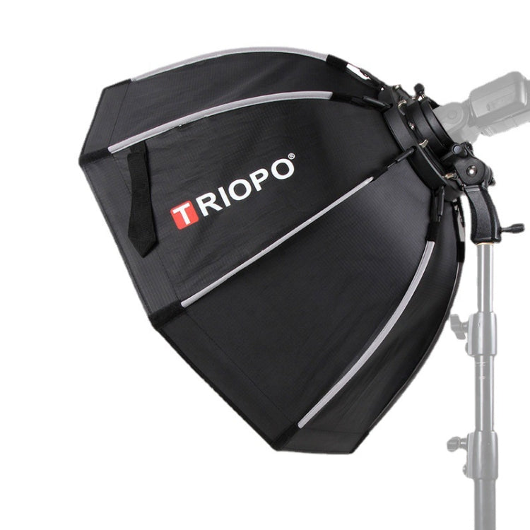 TRIOPO KS2-90 90cm Fast Loading Speedlite Flash Octagon Parabolic Softbox Diffuser (Black)