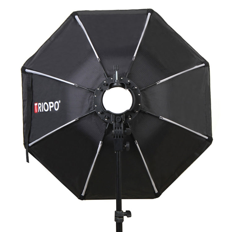 TRIOPO KX90 90cm Dome Speedlite Flash Octagon Parabolic Softbox Diffuser (Black)