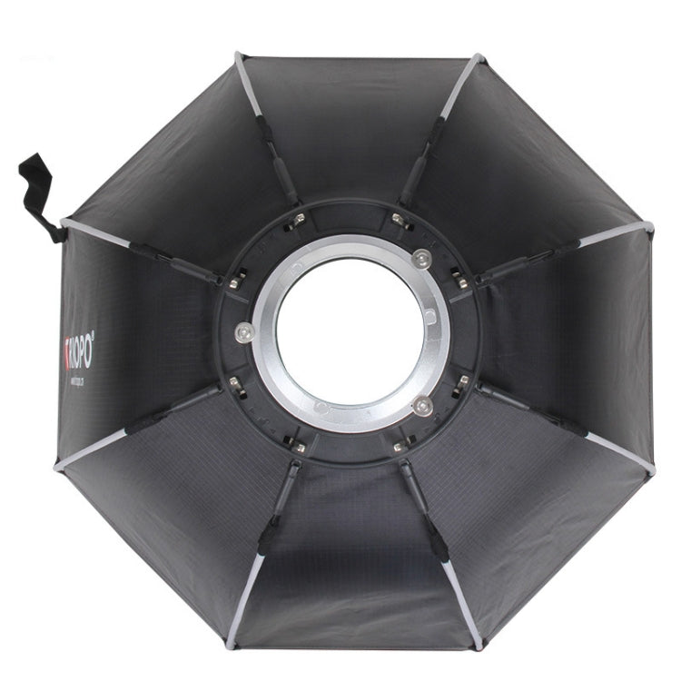 TRIOPO K2-65 65cm Speedlite Flash Octagon Parabolic Softbox Bowens Mount Diffuser (Black)