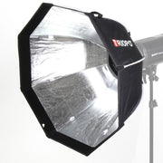 TRIOPO K2-120 120cm Speedlite Flash Octagon Parabolic Softbox Bowens Mount Diffuser (Black)