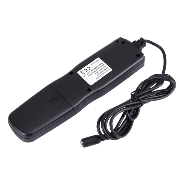 RST-7002 LCD Screen Time Lapse Intervalometer Shutter Release Digital Timer Remote Controller with C8 Cable for CANON 1D/1DS/50D/40D/30D/20D/10D/5D/7D Camera(Black)