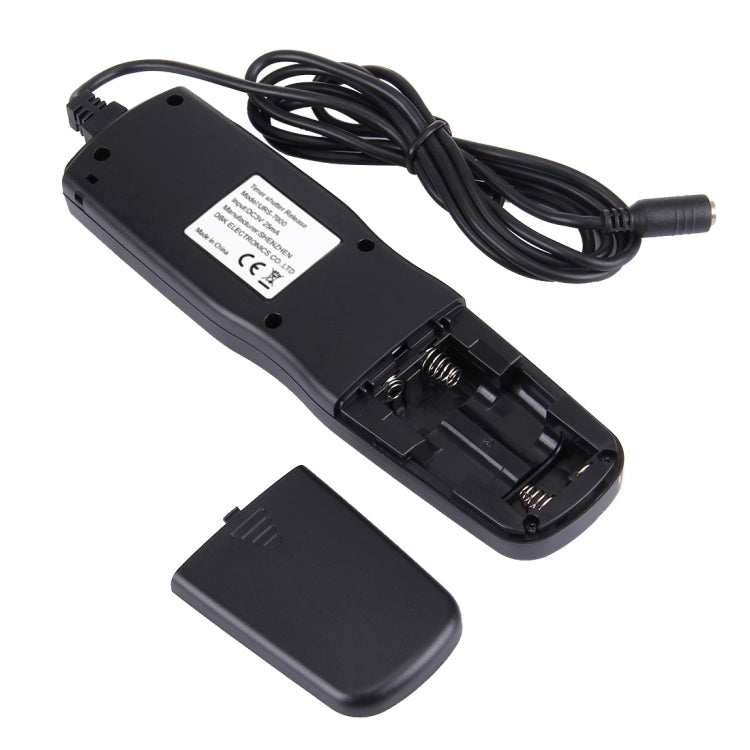 RST-7002 LCD Screen Time Lapse Intervalometer Shutter Release Digital Timer Remote Controller with C8 Cable for CANON 1D/1DS/50D/40D/30D/20D/10D/5D/7D Camera(Black)