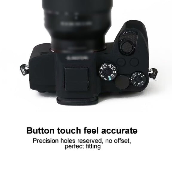 For Sony A7R4 Soft Silicone Protective Case(Orange)