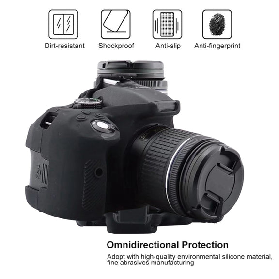 Soft Silicone Protective Case for Nikon D5300(Yellow)