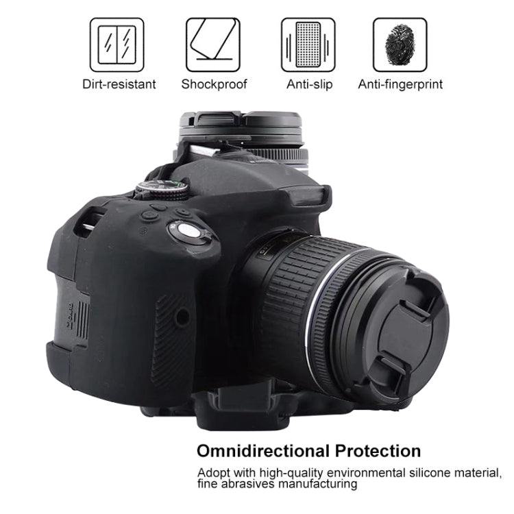 Soft Silicone Protective Case for Nikon D5300(Yellow)
