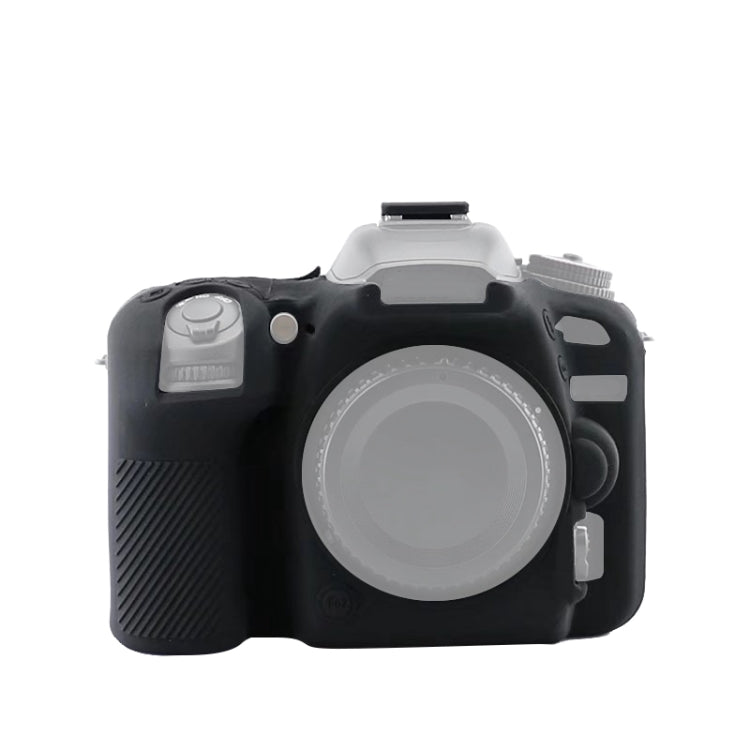 Soft Silicone Protective Case for Nikon D7500(Black)